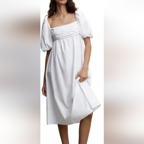 MNG by MANGO from Nordstrom XS white cotton dress - Picture 1 of 6